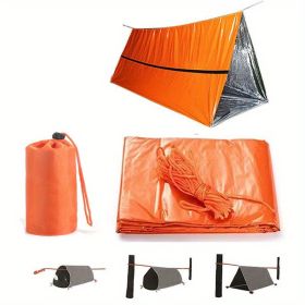 Outdoor Waterproof Emergency Tube Tent Shelter Survival Tent For Two People Outdoor Waterproof Emergency Tube Tent Shelter Survival Tent For Two People